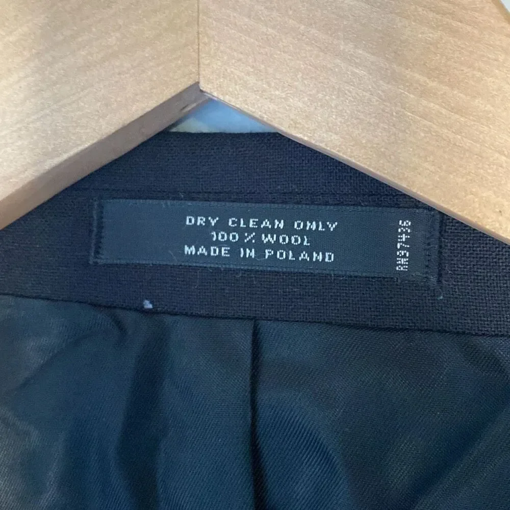 Men's Black Tuxedo Jacket with Satin Peak Lapels